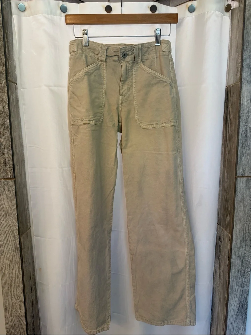 American Eagle Outfitters Stretch Pants in Beige
